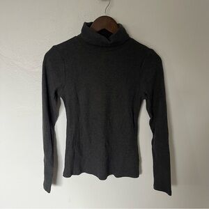 Dark Gray Turtleneck Sweater